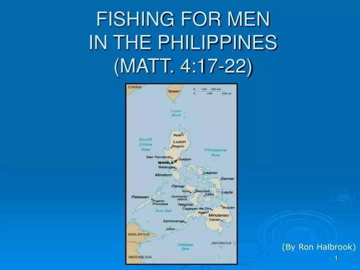 fishing for men in the philippines matt 4 17 22