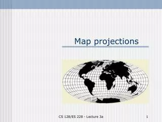Map projections