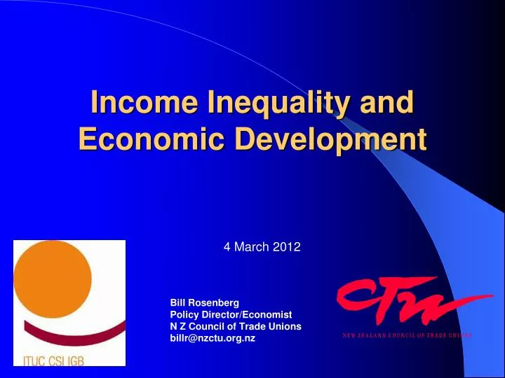 income inequality and economic development