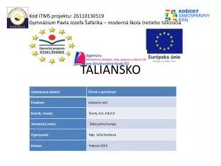 taliansko