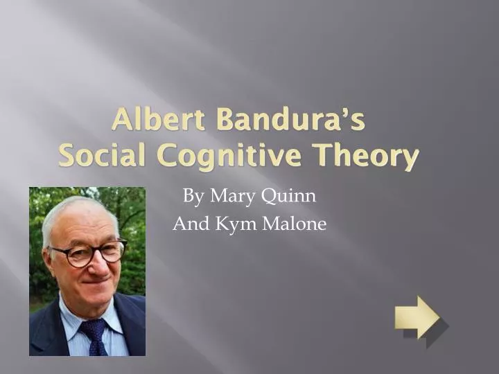 albert bandura s social cognitive theory