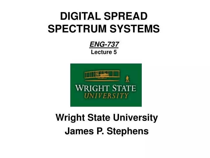 digital spread spectrum systems