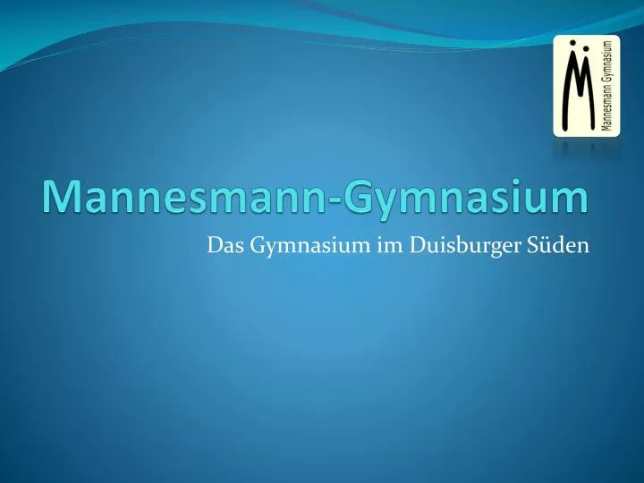 mannesmann gymnasium