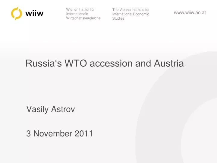 russia s wto accession and austria