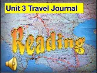 Unit 3 Travel Journal