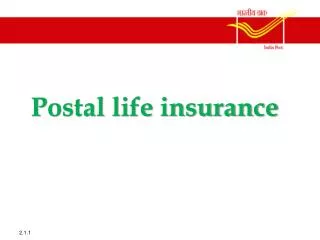 Postal life insurance