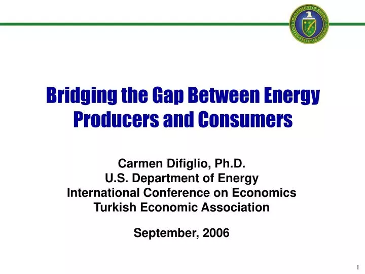 bridging the gap between energy producers and consumers