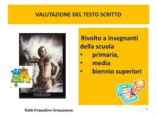 valutazione del testo scritto
