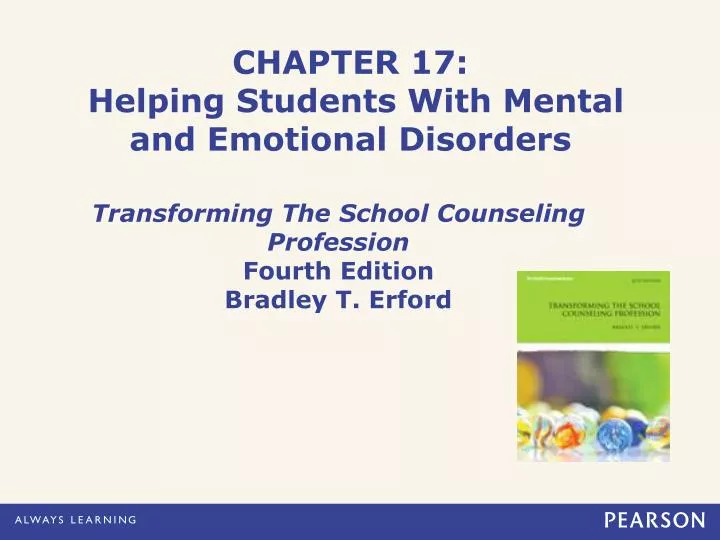 chapter 17 helping students with mental and emotional disorders
