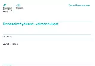 ennakointity kalut valmennukset