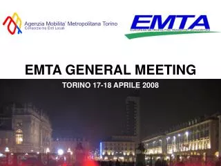 EMTA GENERAL MEETING