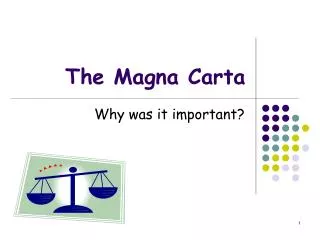 The Magna Carta