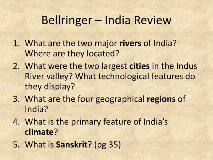 bellringer india review