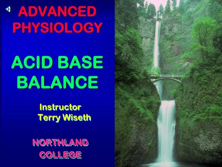 advanced physiology acid base balance