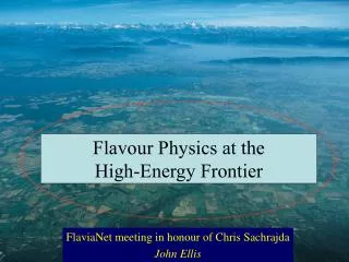 Flavour Physics at the High-Energy Frontier