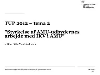 tup 2012 tema 2
