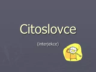 citoslovce