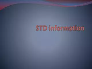STD information