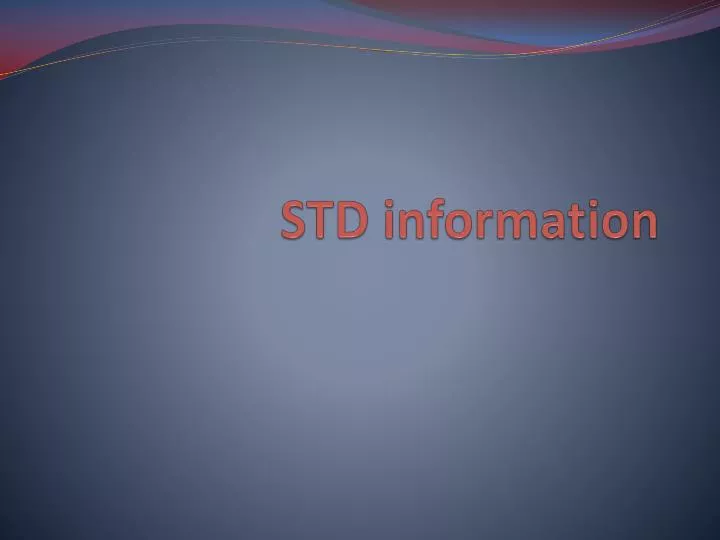 std information