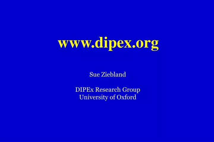 www dipex org