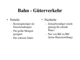 bahn g terverkehr