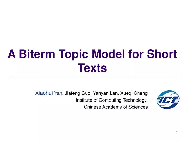 a biterm topic model for short texts