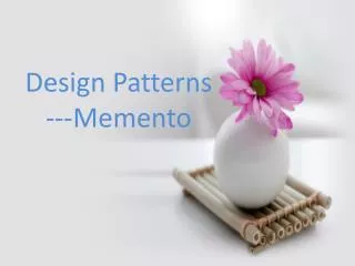design patterns memento