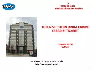 16 kasim 2012 e me zm r http www tapdk gov tr