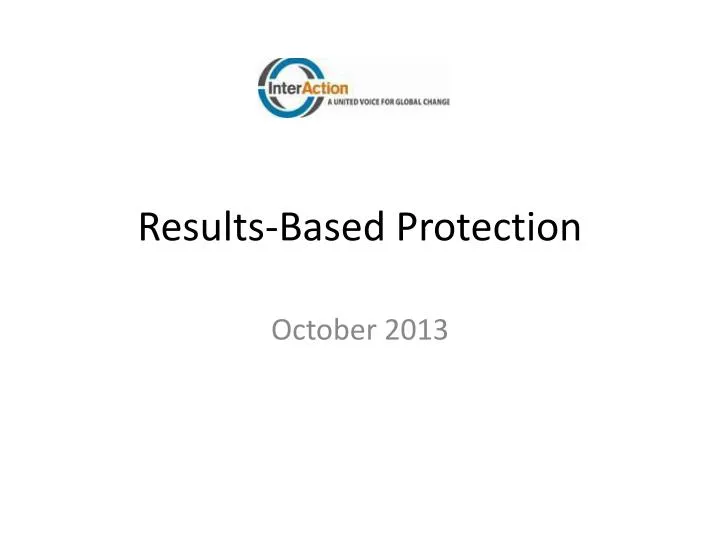 results based protection
