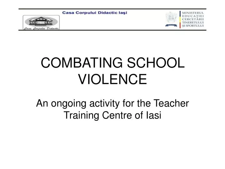 combating school violence