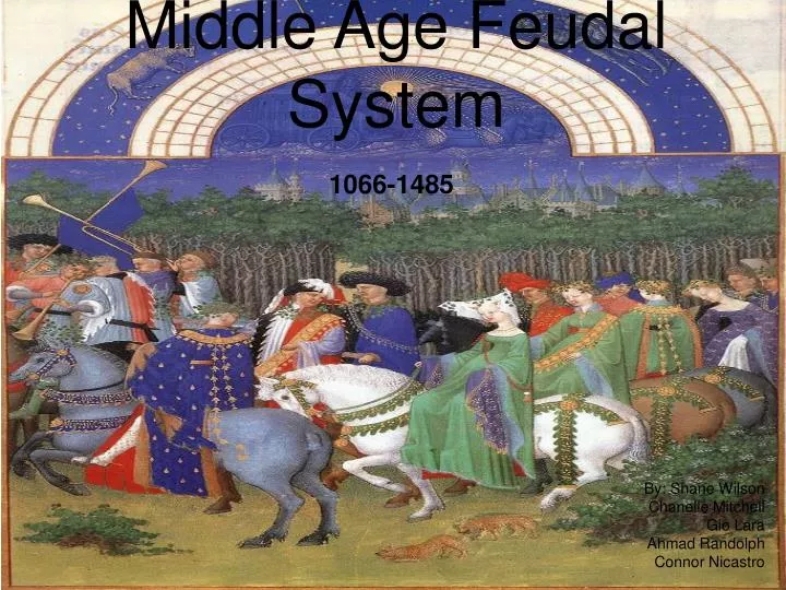 middle age feudal system