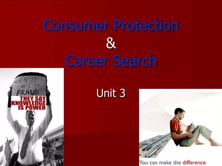 consumer protection career search