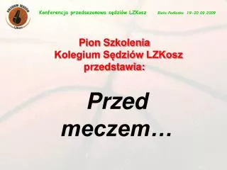przed meczem