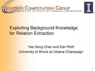 Exploiting Background Knowledge for Relation Extraction