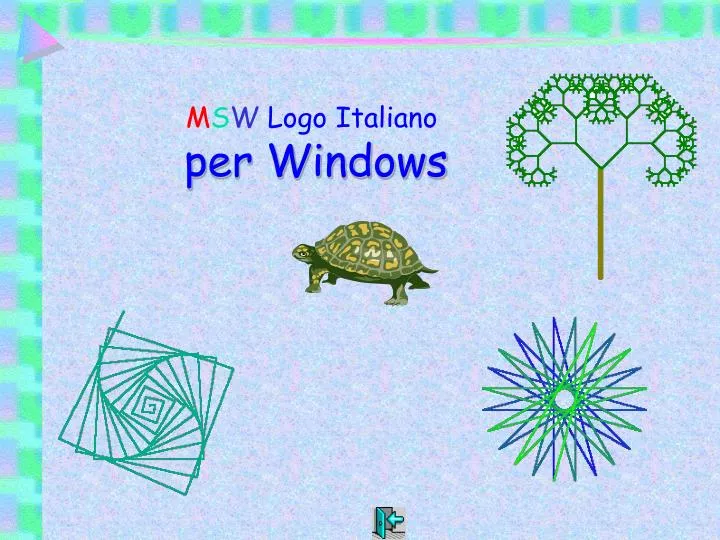 m s w logo italiano per windows