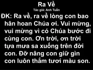 ra v t c gi anh tu n