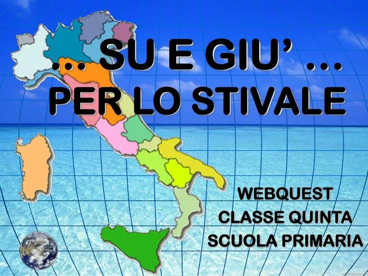 su e giu per lo stivale