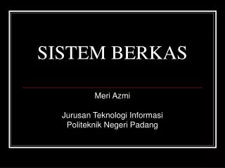 sistem berkas