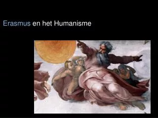 erasmus en het humanisme