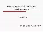 Foundations of Discrete Mathematics - slide 1
