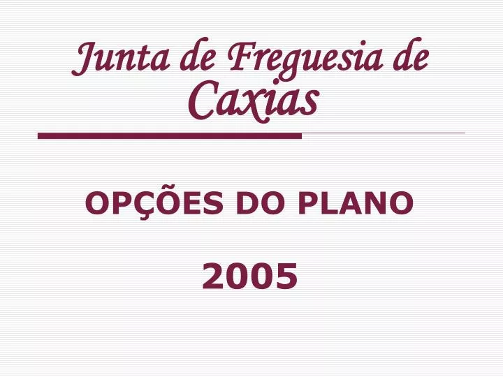 junta de freguesia de caxias