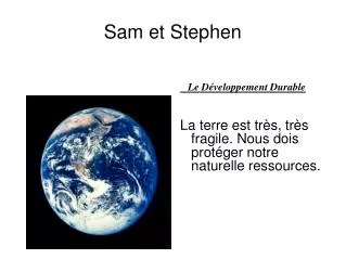 sam et stephen