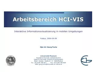 arbeitsbereich hci vis
