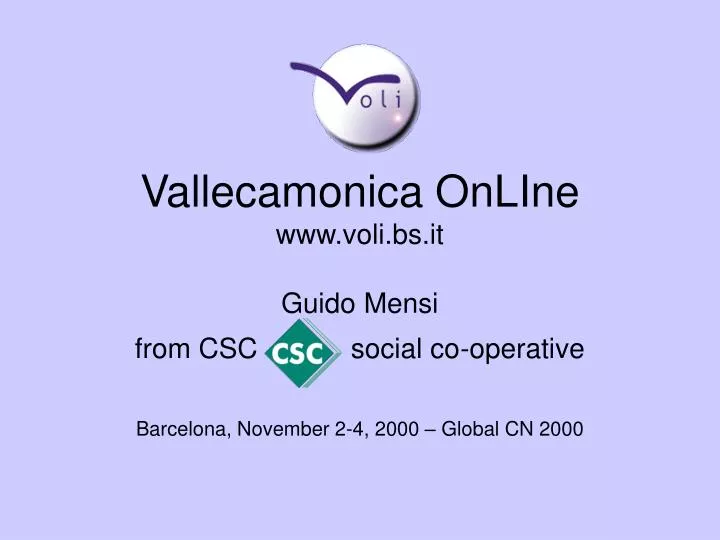vallecamonica online www voli bs it