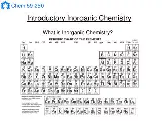 Introductory Inorganic Chemistry