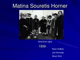 Matina Souretis Horner