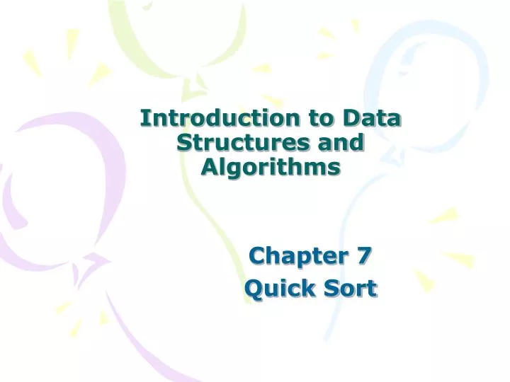 introduction to data structures and algorithms