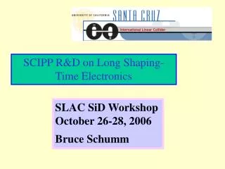 SCIPP R&amp;D on Long Shaping-Time Electronics