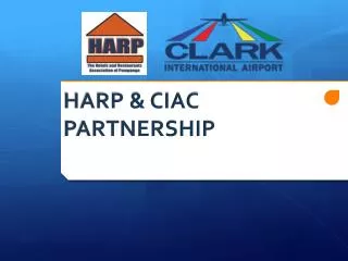 HARP &amp; CIAC PARTNERSHIP