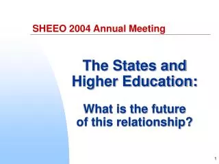 SHEEO 2004 Annual Meeting